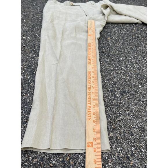 Beachwear Breathable Calvin Klein Linen Trouser 36R Straight-leg Summer Menswear - Picture 4 of 8